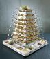Preview: Bufett-Pyramiden-Set mit 108 Gourmetlöffel. Edelstahl.