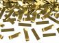 Preview: Konfettikanone, streamer mit goldenen, metallischen Konfetti