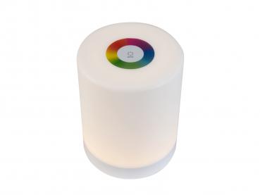 EUROLITE LED Tischleuchte, Li-Akku, RGB