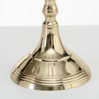 Kerzenleuchter 5-armig, Gold, H63cm.