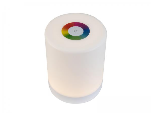 EUROLITE LED Tischleuchte, Li-Akku, RGB