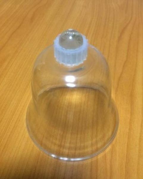 Partylicht, Glasaufsatz, klar (Verleih)