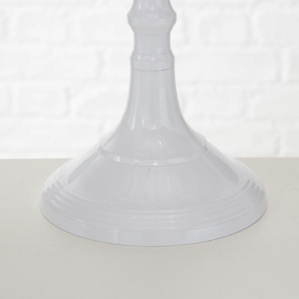 Kerzenständer 5-armig, Weiß, H50cm.