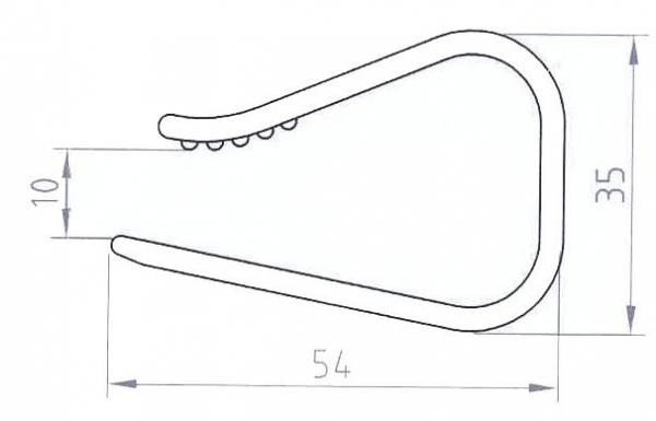 Skirting Clip E (15 - 30 mm) - Einzell