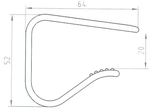 Tischklammer, Clip FO (ohne Klettband)
