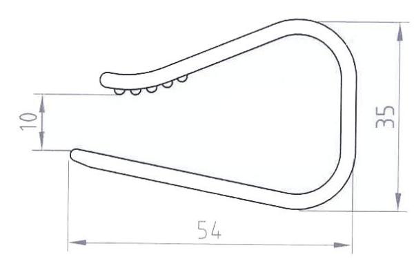 Tischklammer, Clip EO (ohne Klettband)