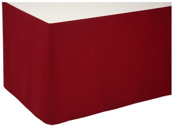 Skirting / Tischrock / ohne Falte / mit Klettband / Standartgröße